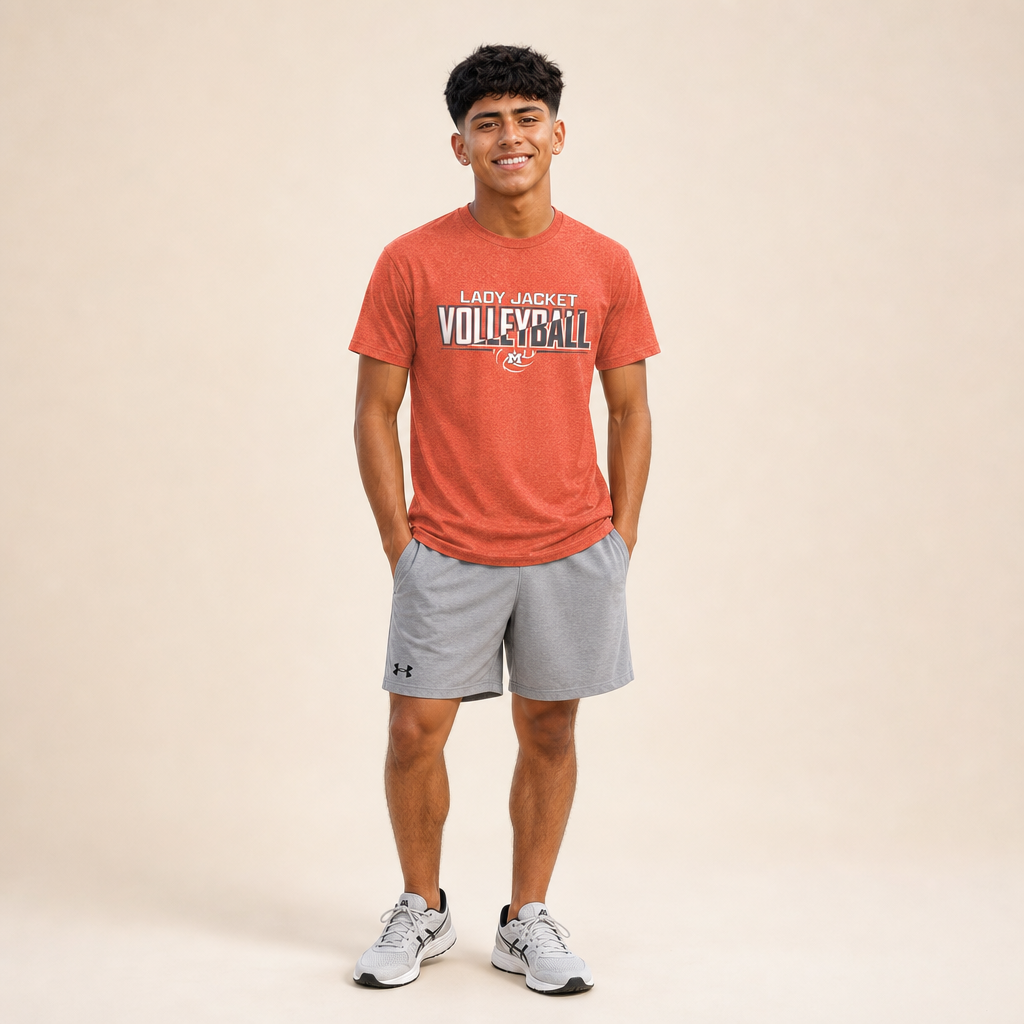 Mineola Lady Jackets Volleyball Soft Blend Tee