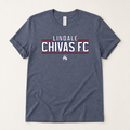 Lindale Chivas Wordmark Youth Tee flat lay, front graphic