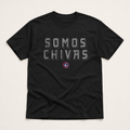 Lindale Chivas Somos Chivas Tee flat lay, front graphic