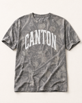 Canton Premium Camo Tee flat lay on Deadwood Tree Camo