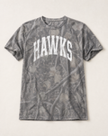 Hawkins Premium Camo Tee flat lay on Deadwood Tree Camo