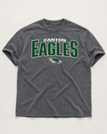 Canton Eagles snow washed tee flat lay, front