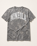 Mineola Premium Camo Tee flat lay on Deadwood Tree Camo
